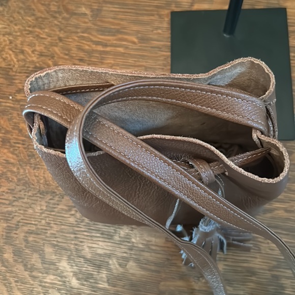 Shaffer LA Greta Tassel Bucket Mini Crossbody Bag - Picture 9 of 10